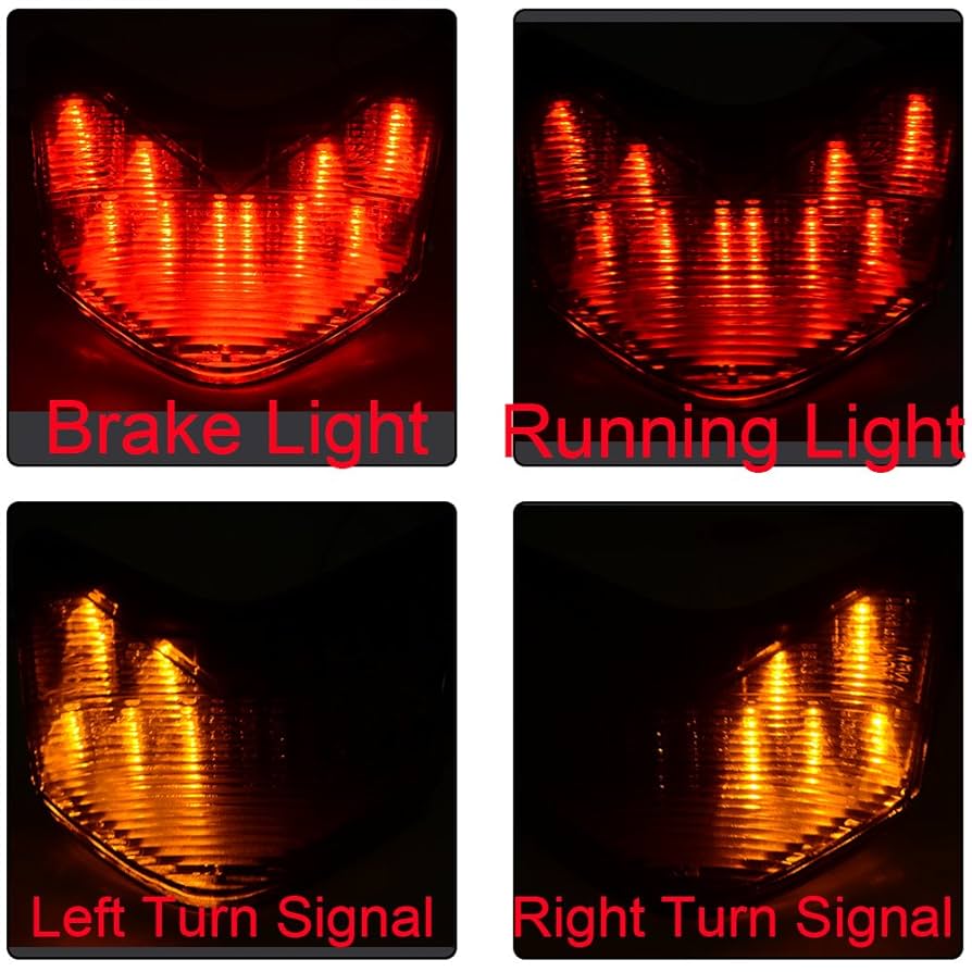 らんらんるー Amazon.com: Arashi Tail lights for KAWASAKI NINJA ZX6R 636